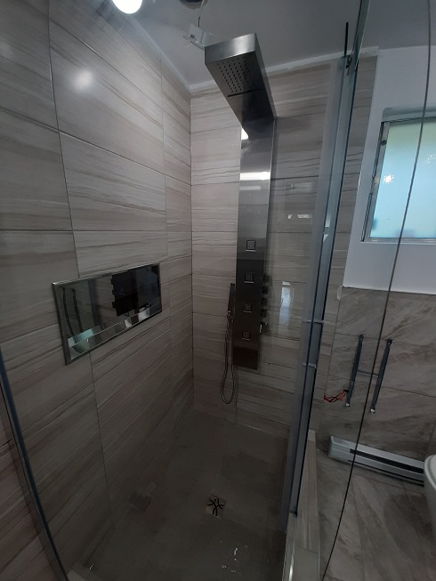 base de douche